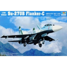 TRUMPETER 02270 1:32 SU 27 UB FLANKER C 2 SEATER RUSSIAN TRAINER