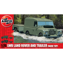 AIRFIX 02324 LWB LANDROVER ( HD TOP ) +GS TRAILER 1:76