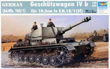 TRUMPETER 00374 1:35 GERMAN GESCHUTZWAGEN IVB SDKFZ 165/1 ARMORED TANK W 10.5CM