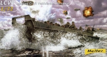 HELLER 79995 1:72 LCVP LANDING CRAFT VEHICLE PERSONNEL W FIGURES