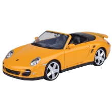 MOTORMAX 73348 1:24 PORSCHE 911 TURBO CABRIOLET YELLOW OR RED