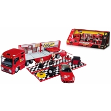 BURAGO 31202 1:43 FERRARI RACE & PLAY HAULER