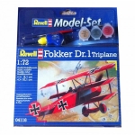 REVELL 64116 MODEL SET FOKKER DR 1 TRIPLANE 1:72