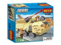 GIGATOYS 3329 COGO ARMY TANK BLOCK