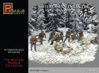 PEGASUS 7274 1:72 RUSSIAN WEAPON TEAM IN GREATCOATS, 26 PC