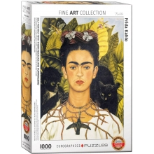 EUROGRAPHICS 6000-0802 SELF PORTRAIT WITH HUMMINGBIRD PUZZLE 1000 PIEZAS