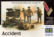 MB 3590 ACCIDENT SOVIET & GERMAN MIL MEN 1941 1:35