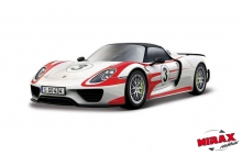 BURAGO 28009 1:24 RACE PORSCHE 918 SPYDER ( WEISSACH PACKAGE )