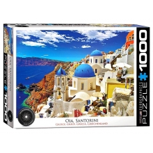 EUROGRAPHICS 6000-0944 OIA SANTORINI GREECE PUZZLE 1000 PIEZAS
