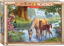 EUROGRAPHICS 6000-0976 THE FELL PONIES BY STEVE CRISP PUZZLE 1000 PIEZAS