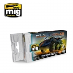 AMMO MIG JIMENEZ AMIG7155 SCI FI GROUND VEHICLES COLOR SET