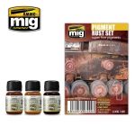 AMMO MIG JIMENEZ AMIG7400 PIGMENT RUST SET
