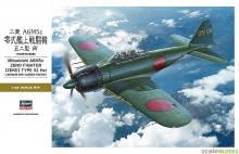HASEGAWA 08884 1:32 MITSUBISHI A6M5C ZERO FIGHTER ( ZEKE ) TYPE 52 HEI