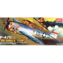ACADEMY 12491 P 47 D THUNDERBOLT BUBBLE TOP 1:72