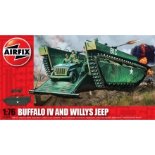 AIRFIX 02302 1:76 BUFFALO AMPHIBIAN & JEEP