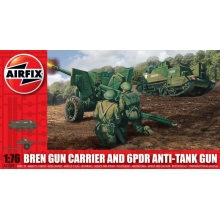 AIRFIX 01309 1:76 BREN GUN CARRIER 6 PDR GUN