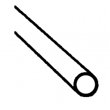 PLASTRUCT 90854 ROUND ROD 0.9 MM