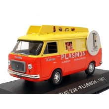 MAGAZINE PUB238 1967 FIAT 238 PLASMON ORANGE YELLOW