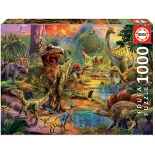 EDUCA 17655 PUZZLE 1000 PIEZAS TIERRA DE DINOS