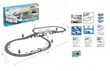 TRACK 2184 B O TRACK TRAIN + BRIDGE WTIH LIGHTS ( LENGTH 366CM )