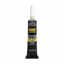 ZAP PT-26 28.3 GRAM ( 1 OUNCE ) ZAP GEL CA NO DRIP SUCK BACK TUBE EXTRA THICK VISCOSITY CIANOCRILATO