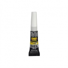 ZAP PT-27 3 GRAM ( 0.10 OUNCES ) ZAP GEL CA NO DRIP SUCK BACK TUBE EXTRA THICK VISCOSITY CIANOCRILATO
