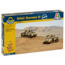 ITALERI 7511 M4A2 SHERMAN III FAST ASSEMBLY 1:72