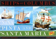 LINDBERG 223 1:144 SHIPS OF COLUMBUS NINA, PINTA & SANTA MARIA SAILING SHIPS ( 3 KITS )