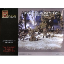 PEGASUS 7271 1:72 RUSSIAN INFANTRY GREATCOATS WWII ( 40 )