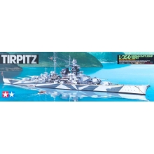 TAMIYA 78015 1:350 GERMAN TIRPITZ BATTLESHIP