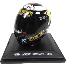 MAGAZINE HEL002 1:5 JORGE LORENZO 2012 HELMET MOTOGP