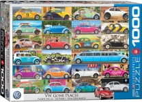 EUROGRAPHICS 6000-5422 VW BEETLE GONE PLACES PUZZLE 1000 PIEZAS