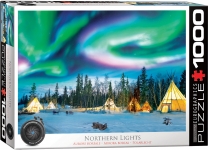 EUROGRAPHICS 6000-5435 NORTHERN LIGHTS YELLOWKNIFE PUZZLE 1000 PIEZAS