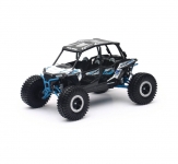 NEWRAY 57976 1:18 POLARIS RZR XP 4 TURBO EPS ROCK CRAWLER ( WHITE LIGHTNING )