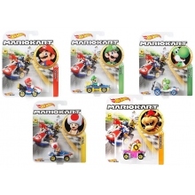 MATTEL GBG25 MARIO BROS HOT WHEELS & MARIO KART REPLICA PERSONAJES SURTIDO 1:64