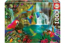 EDUCA 18457 PUZZLE 1000 PIEZAS TROPICAL PARROTS