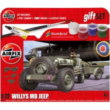 AIRFIX 55117 1:72 SMALL STARTER SET WILLYS MB JEEP