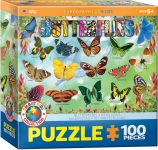 EUROGRAPHICS 6100-5485 BUTTERFLIES PUZZLE 100 PIEZAS