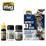 AMMO MIG JIMENEZ AMIG7428 CHIPPING SET FOR MECHAS