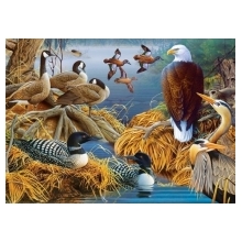 MASTERPIECES 72022 LAKE LIFE PUZZLE 1000 PIEZAS W LINEN