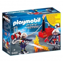 PLAYMOBIL PM9468 CITY ACTION BOMBEROS CON BOMBA DE AGUA