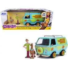 JADA 31720 1:24 SCOOBY DOO MYSTERY MACHINE WITH SHAGGY & SCOOBY FIGURE