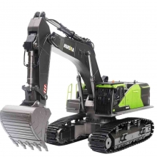 HUINA 1593 1:14 R C DIE CAST METAL EXCAVATOR
