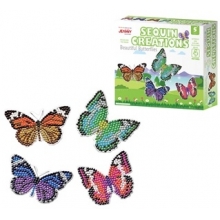 JEANNY JN073 SEQUIN CREATIONS BEAUTIFUL BUTTERFLIES
