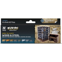 VALLEJO 80256 WIZKIDS PREMIUM SET WOOD & STEEL