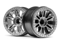 HPI 120136 6 SHOT ST WHEEL ( SILVER 2PCS )