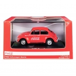 MOTORCITY 472005 1966 VOLKWAGEN BEETLE 1:72 COCA COLA