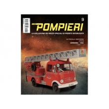 MAGAZINE FIRESP09 1:43 1962 MERCEDES LP319 GERMANY RED