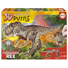 EDUCA 19182 T REX 3D CREATURE PUZZLE