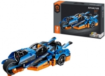 QIHUI 5816 TECH BRICKS PULL BACK MOTOR THREE WHEELS TURBO 202 PCS